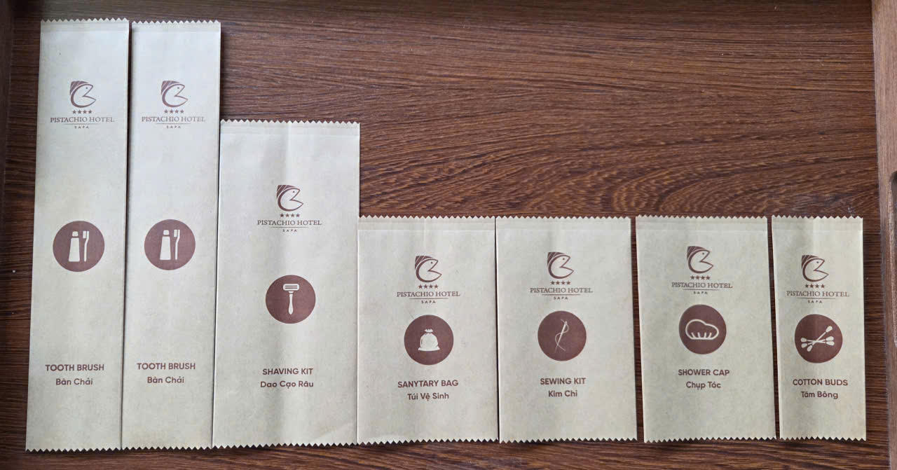 Bao bì túi giấy khách sạn - Đồ Dùng Khách Sạn Thắng Hưng - Công Ty TNHH Vật Tư Và Thiết Bị Khách Sạn Thắng Hưng